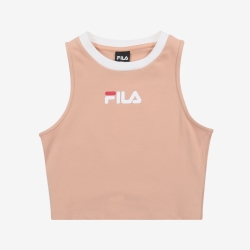 Fila Linear Crop Top - Naisten Rintaliivit - Aprikoosi | FI-83132